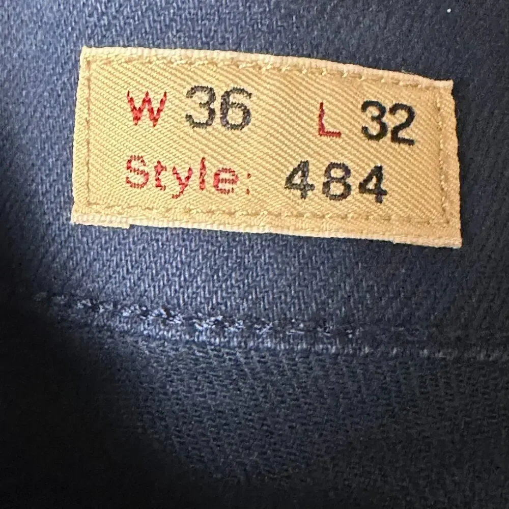 J.Crew 484 Slim Fit Bergen 5-Pocket Pants Mens Actual Size 37x32 Garment Dyed